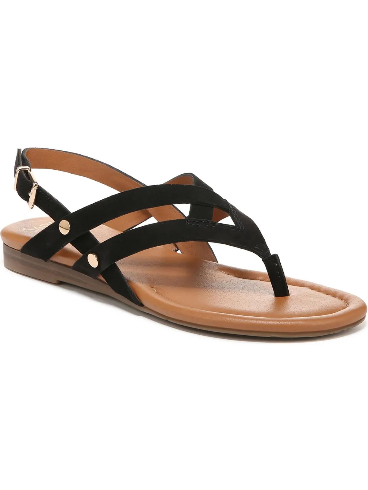 Gretchen Womens Adjustable Strappy Flat Sandals