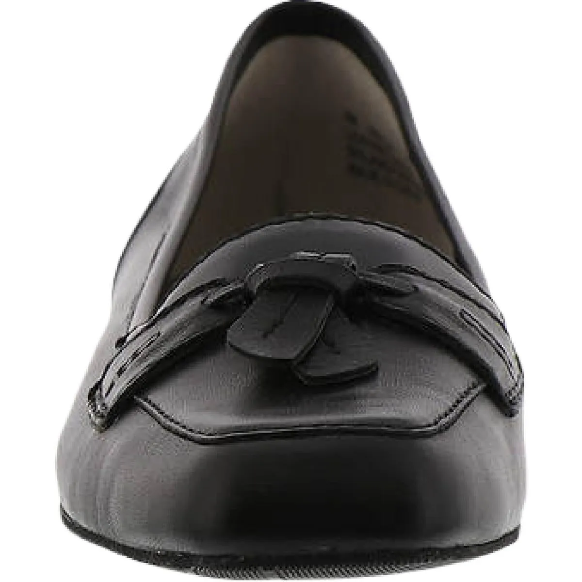 Hamilton Womens Leather Square Toe Ballet Flats
