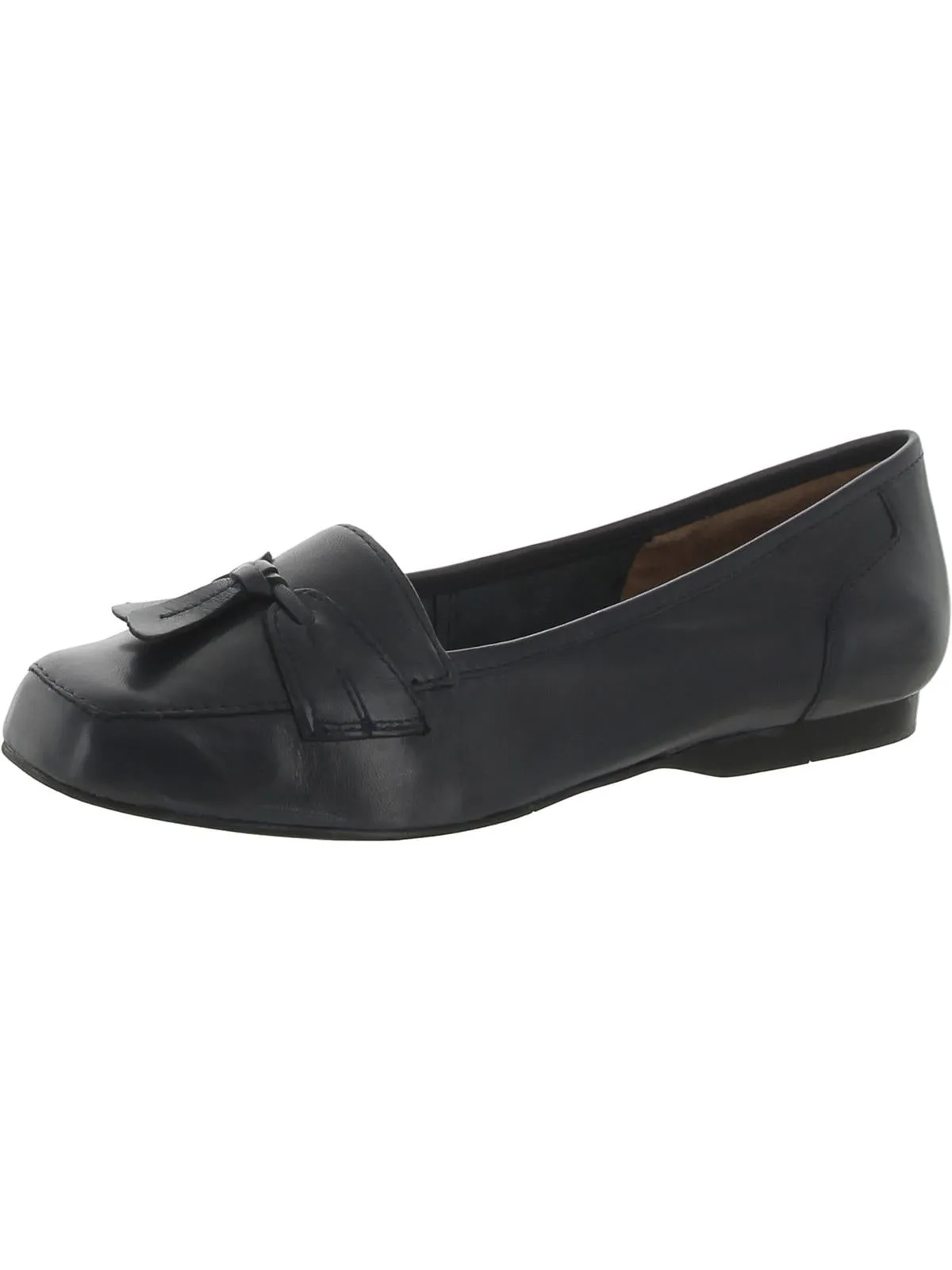 Hamilton Womens Leather Square Toe Ballet Flats