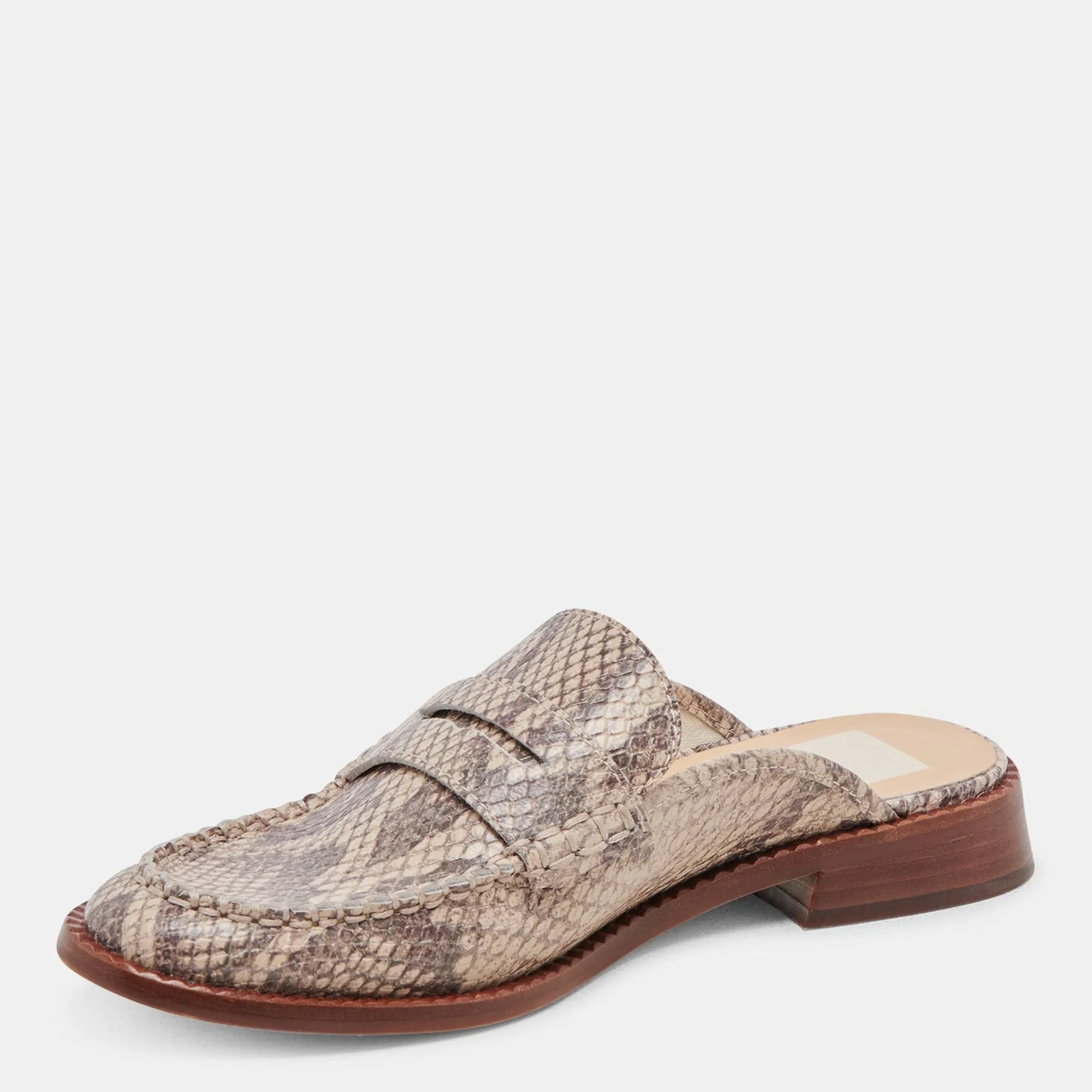 Havan Loafers Sand Snake Embossed