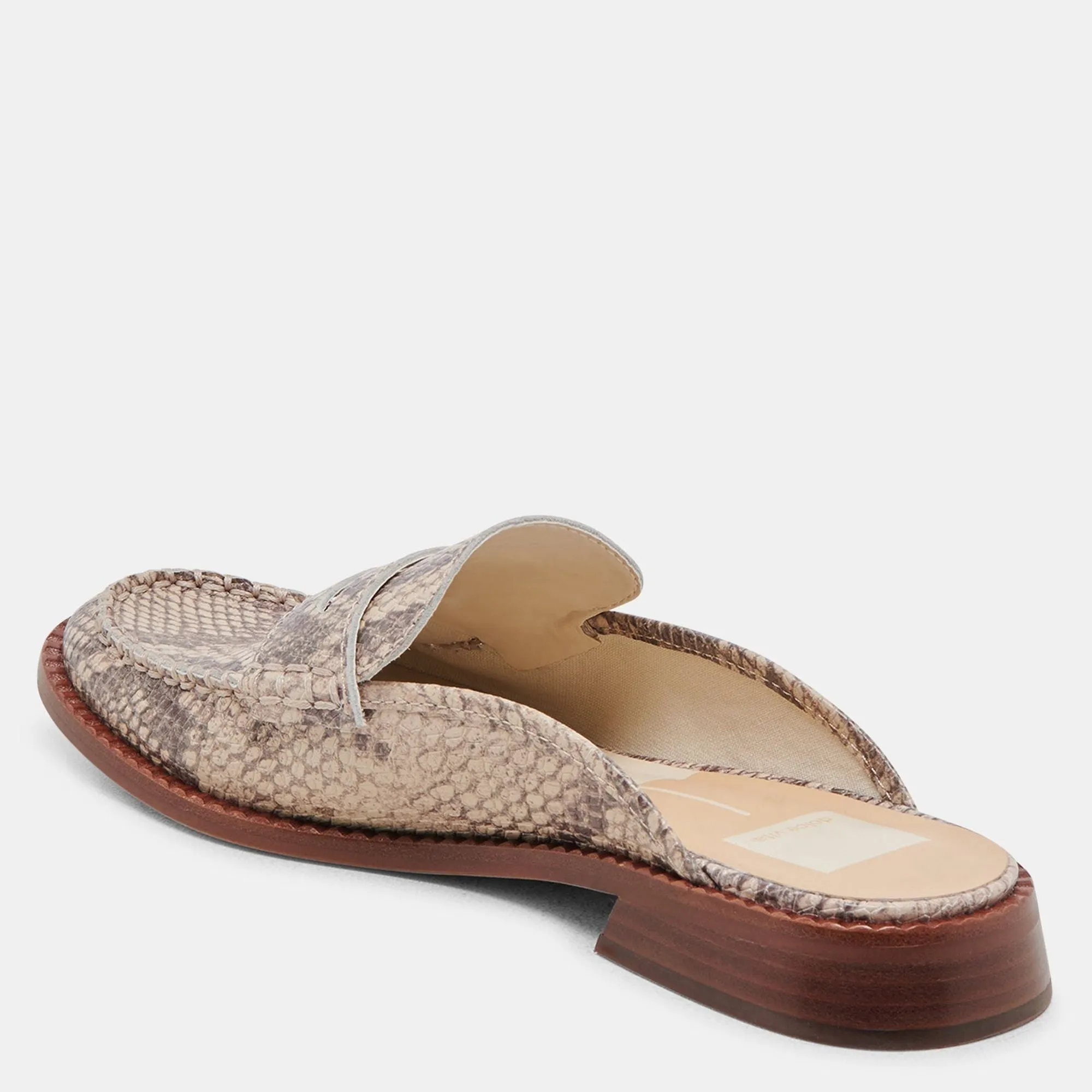 Havan Loafers Sand Snake Embossed