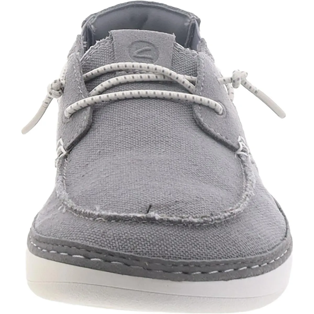 Higley Tie Mens Canvas Slip On Boat Shoes