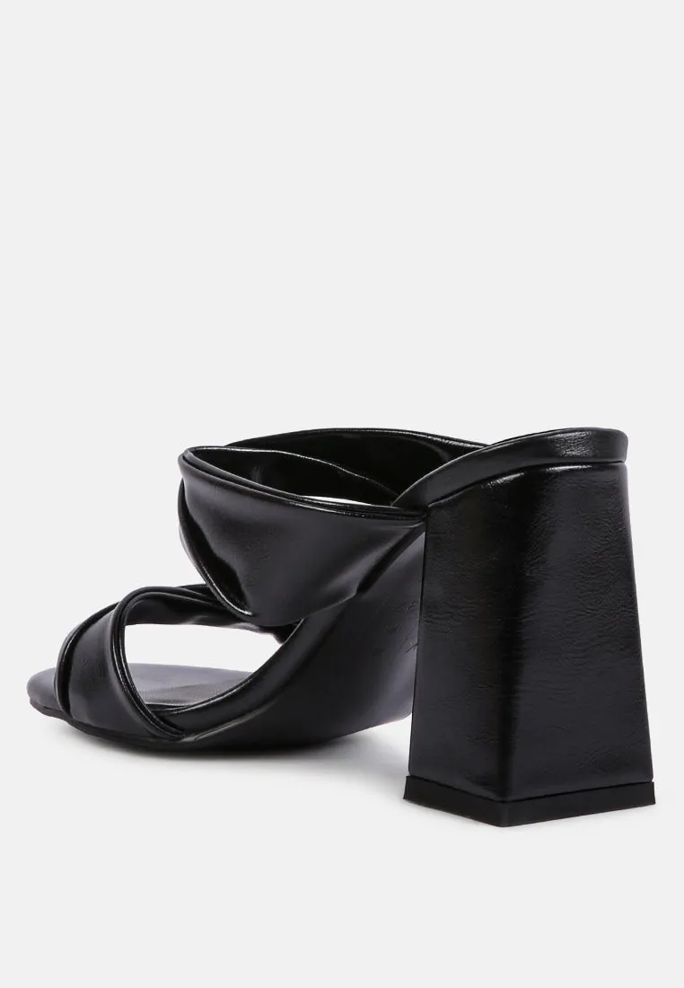 hot mess high heeled block sandals