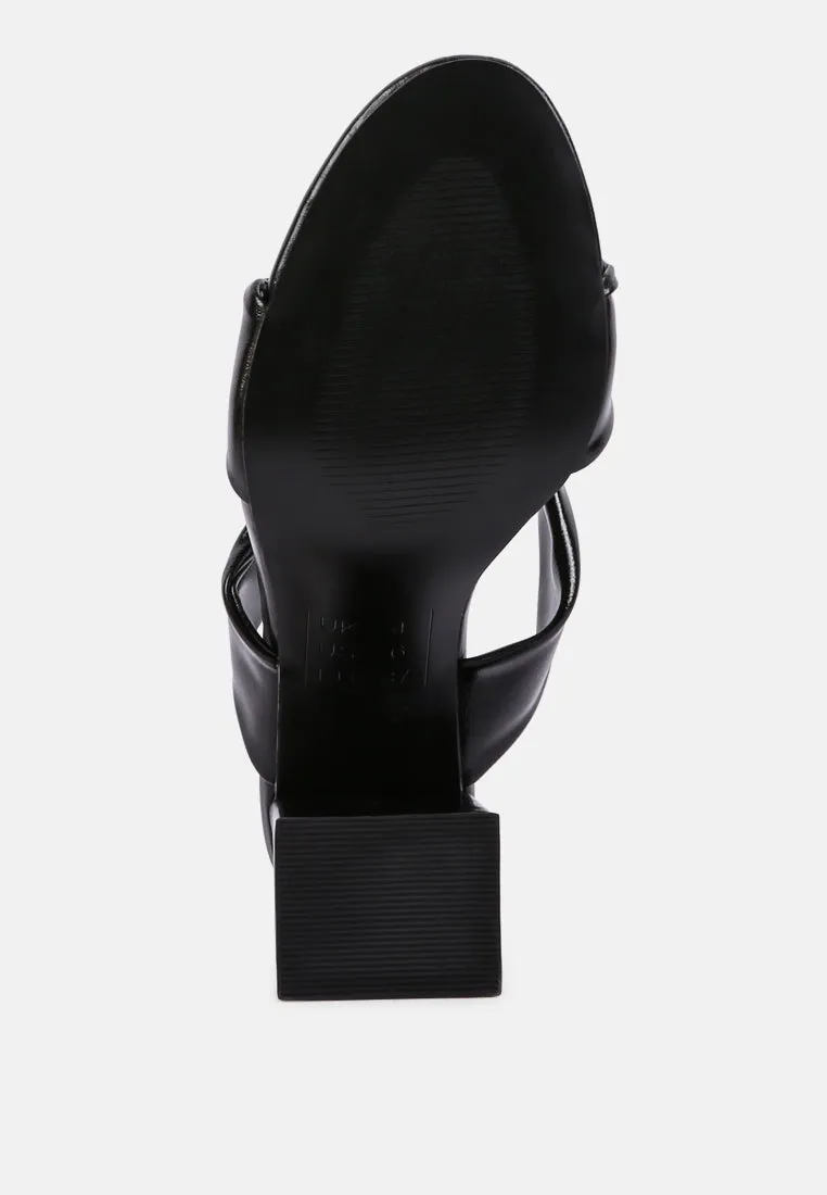 hot mess high heeled block sandals