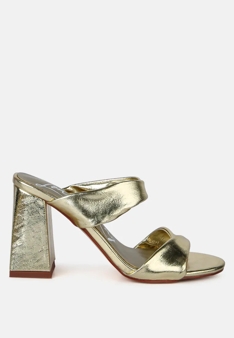 hot mess high heeled block sandals
