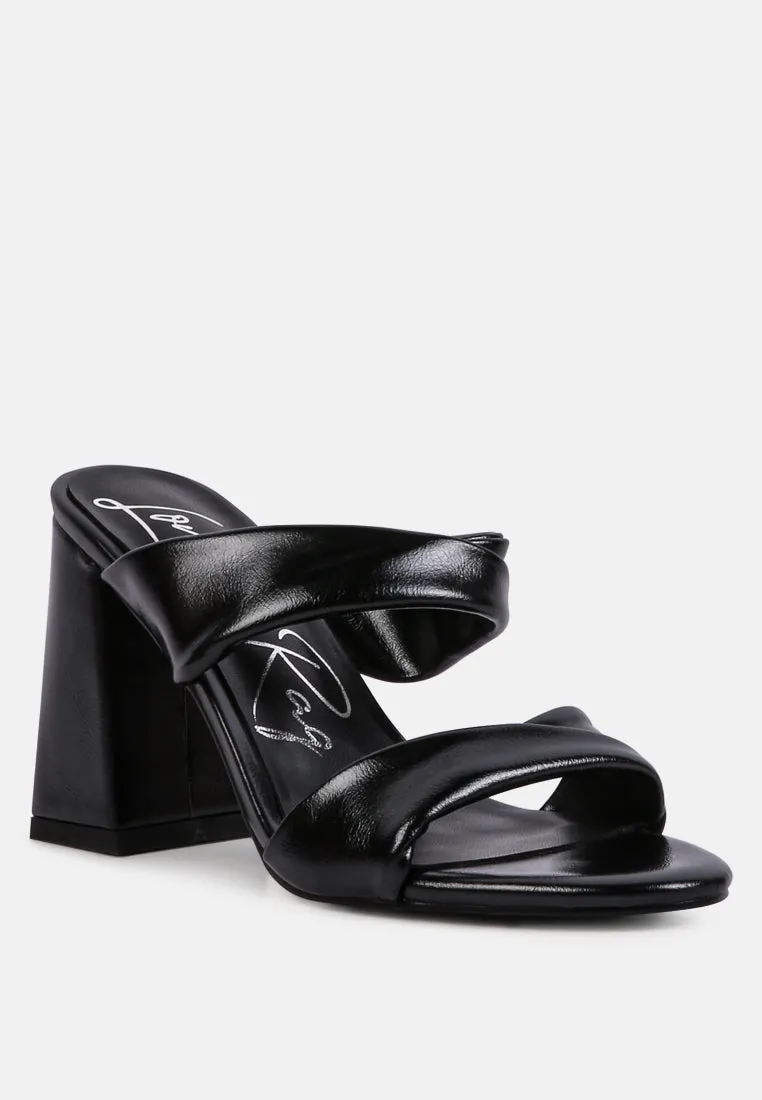 hot mess high heeled block sandals