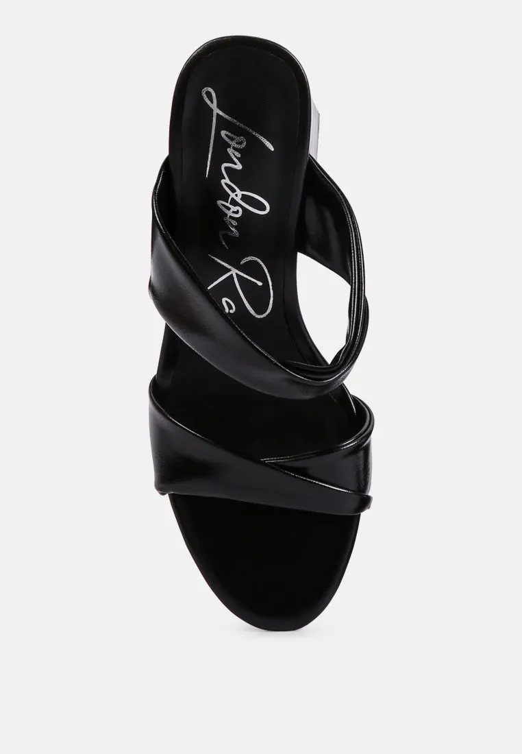 hot mess high heeled block sandals