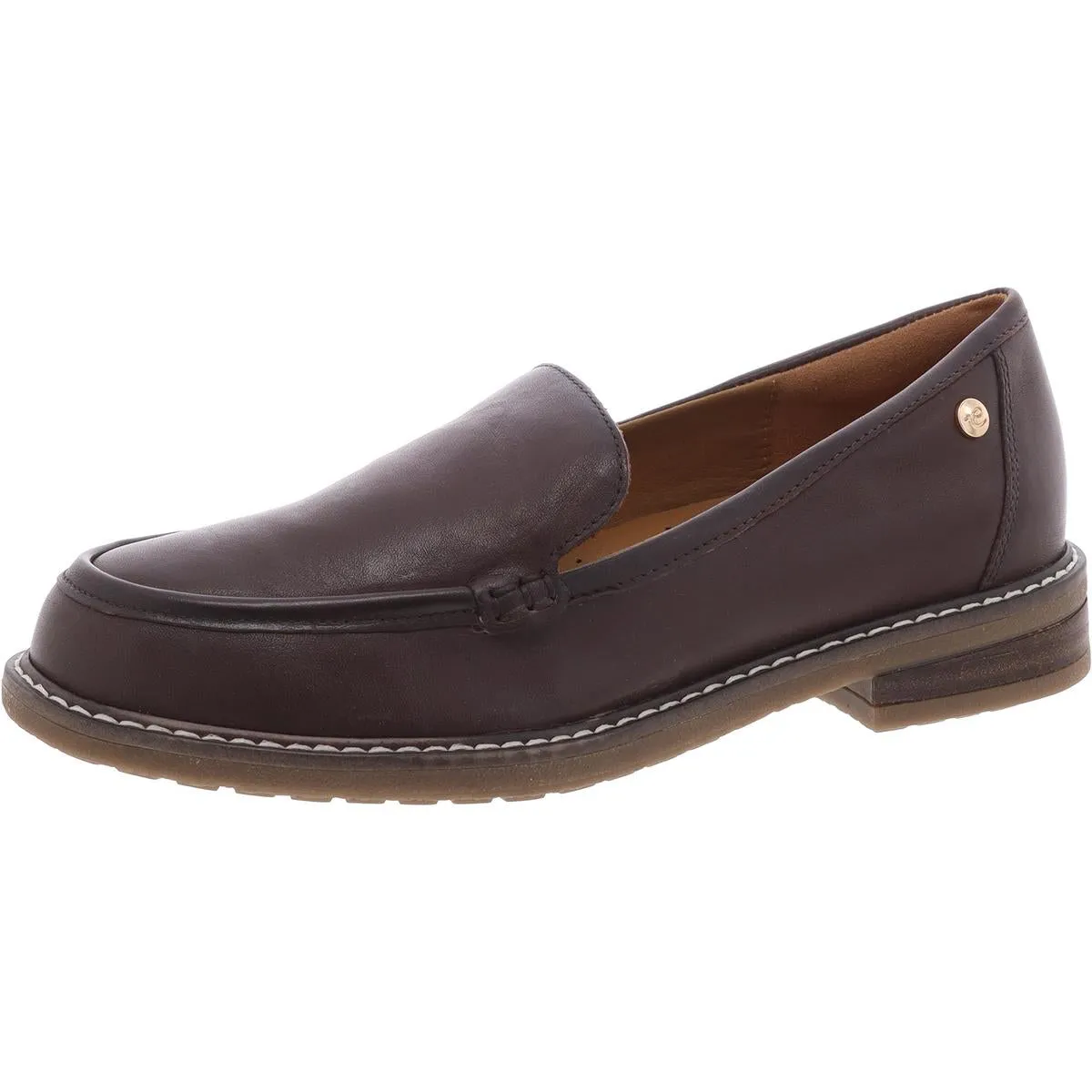 Jaylin Womens Leather Slip On Loafers