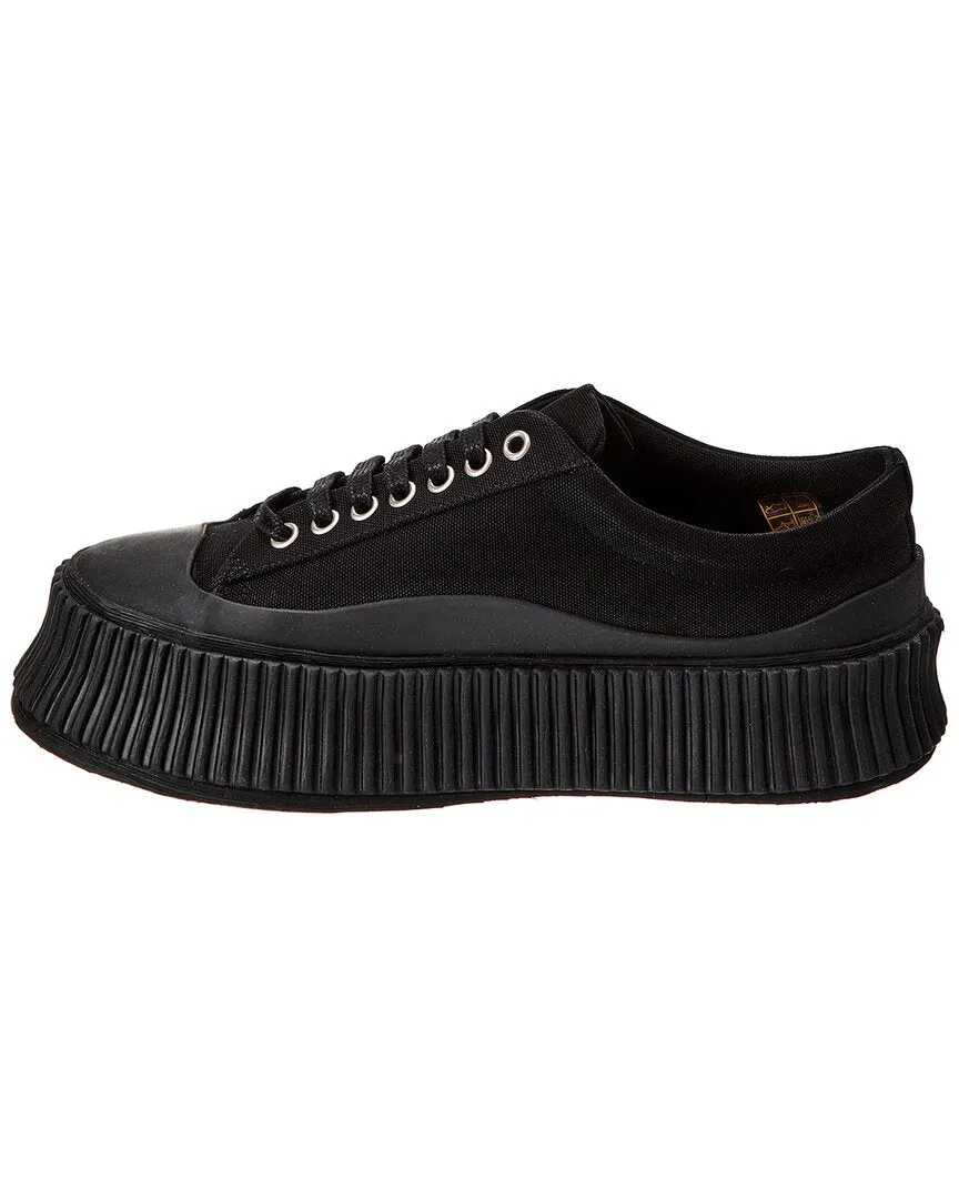 Jil Sander Logo Canvas Sneaker