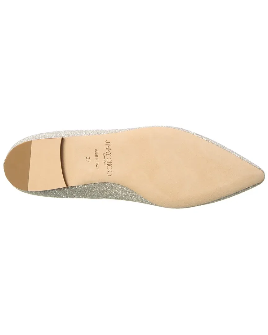 Jimmy Choo Romy Glitter Flat