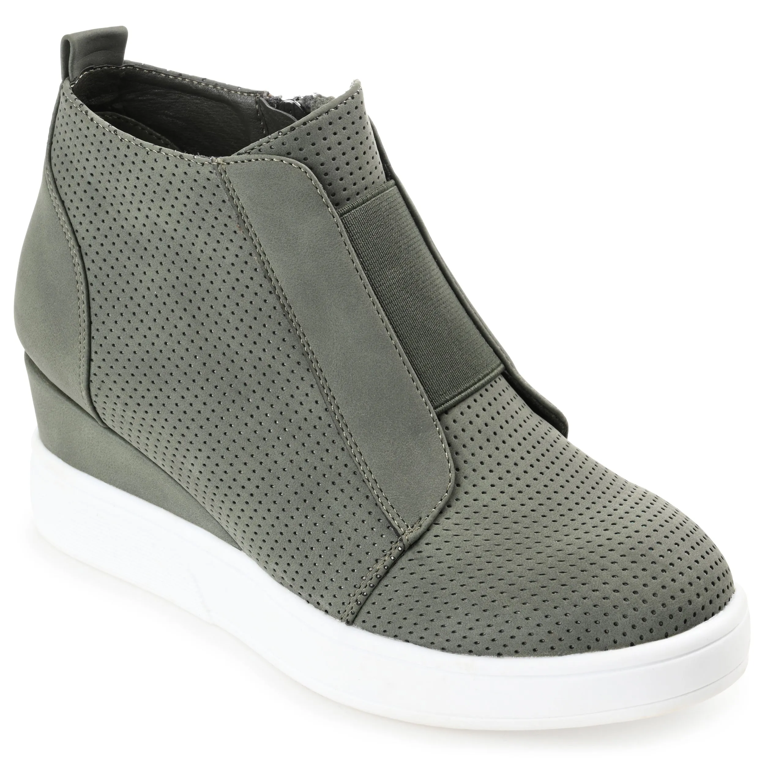 Journee Collection Women's Clara Sneaker Wedge