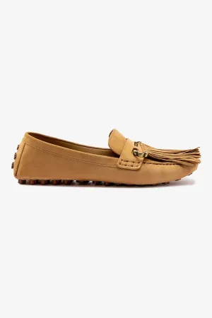 Joy Mocassin In Peanut Suede