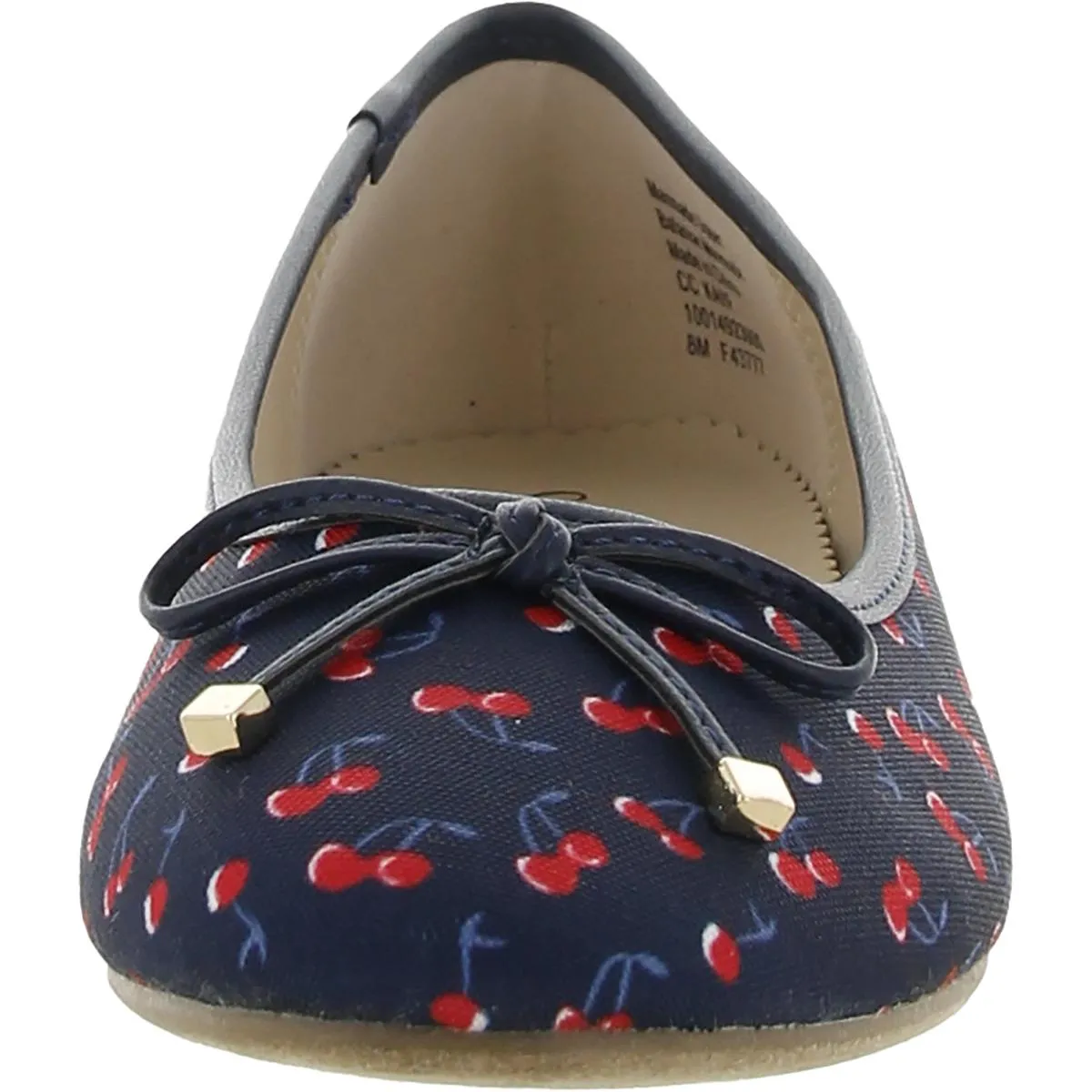 Kaii Womens Printed Cushioned Footbed Ballet Flats