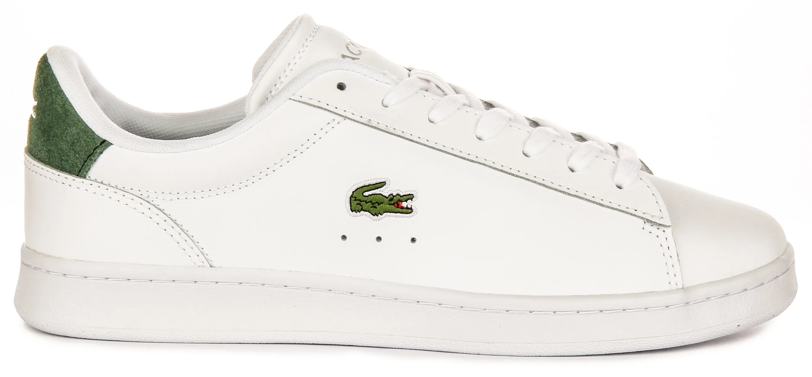 Lacoste Carnaby Set In White Green For Men Shoes Lacoste