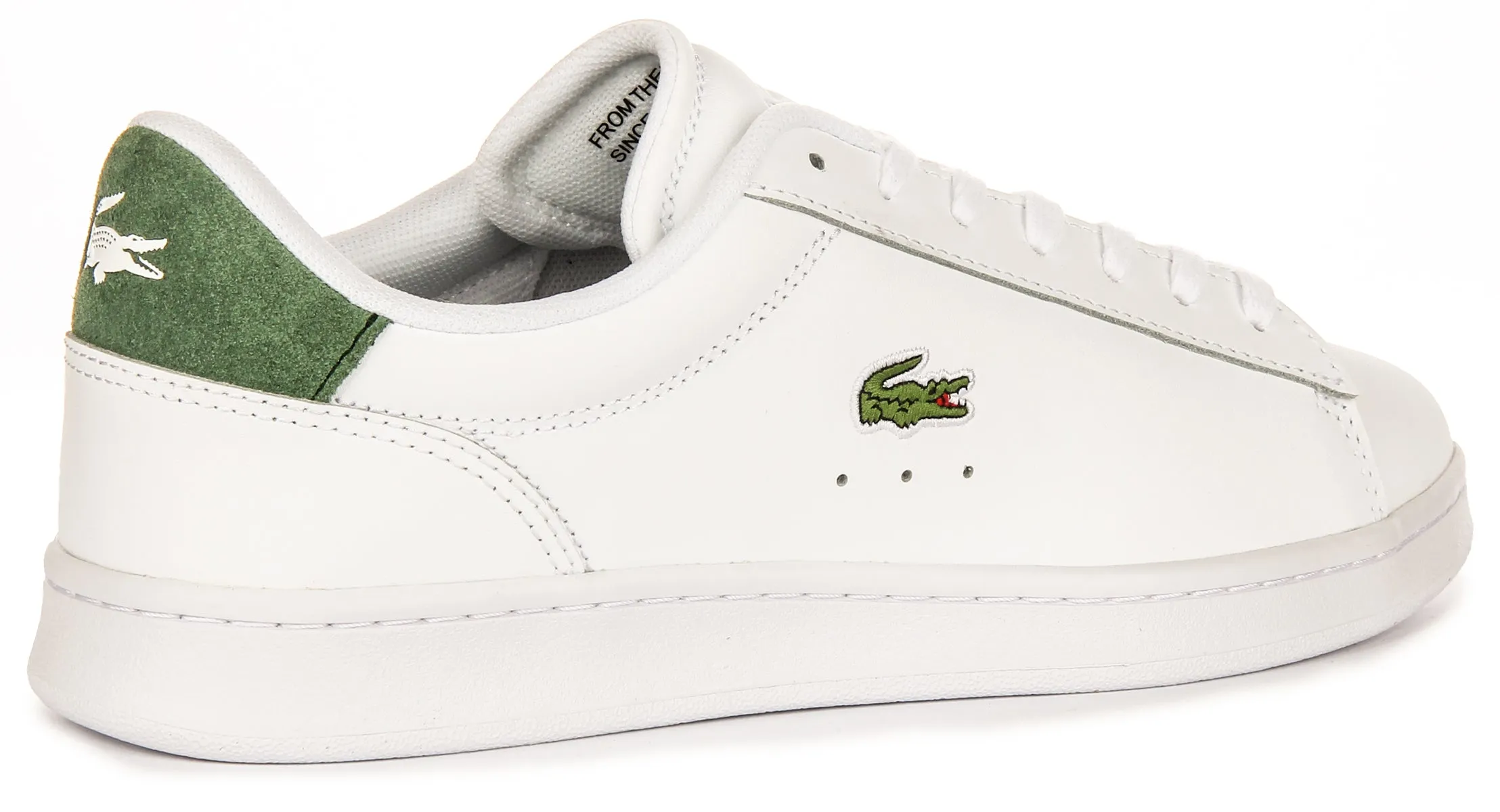 Lacoste Carnaby Set In White Green For Men Shoes Lacoste