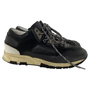 Lanvin Runners DS Sneakers in Black Suede and Leather