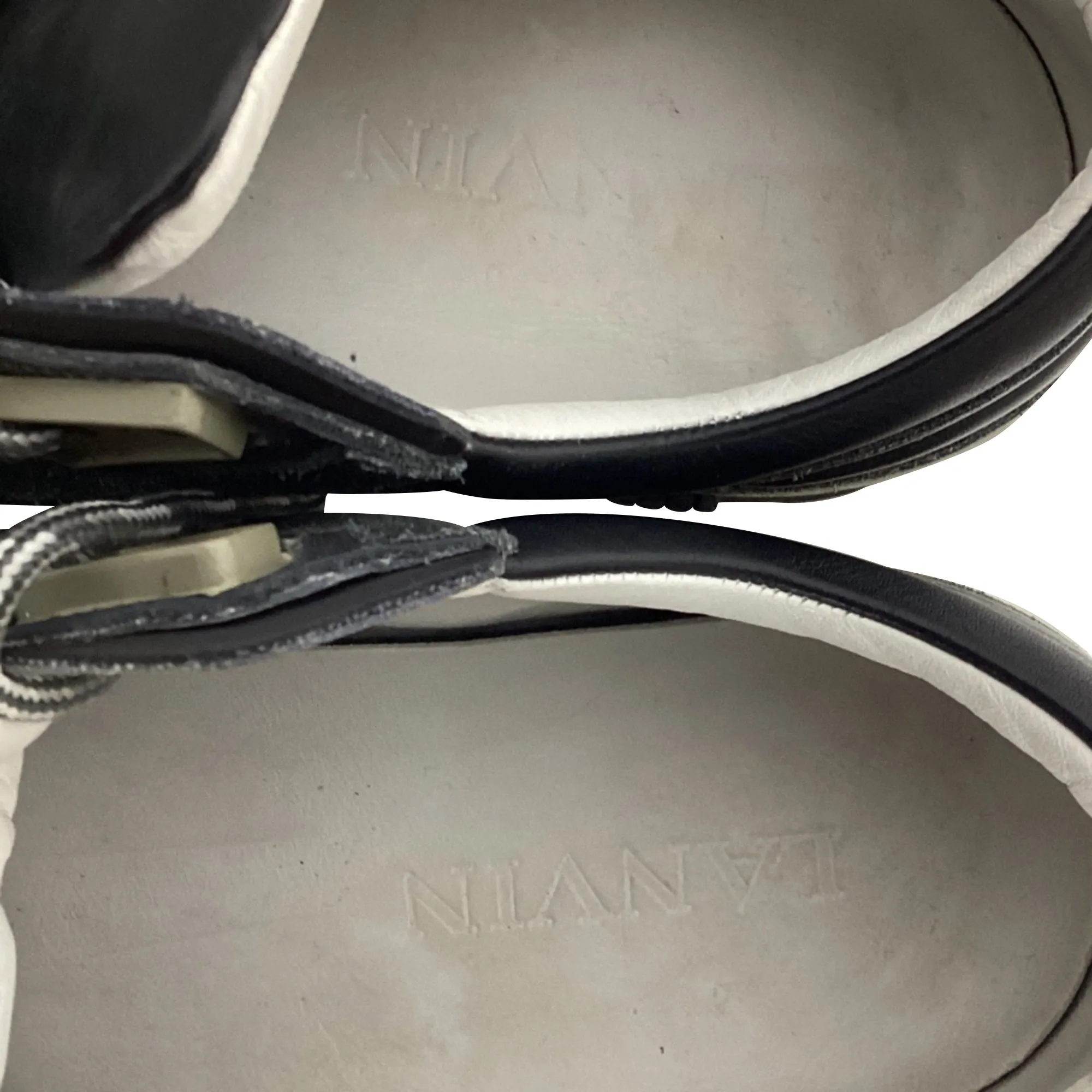 Lanvin Runners DS Sneakers in Black Suede and Leather