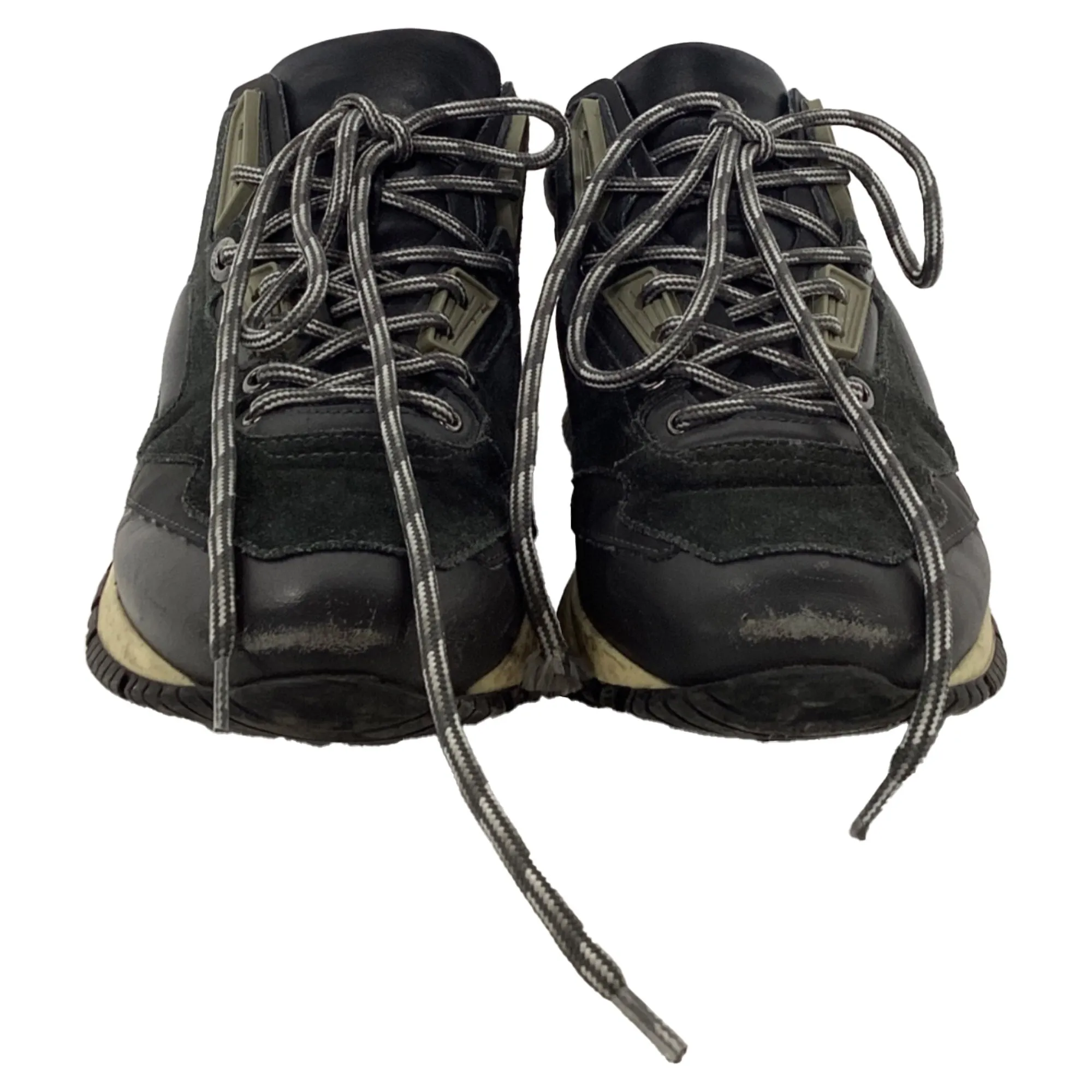 Lanvin Runners DS Sneakers in Black Suede and Leather