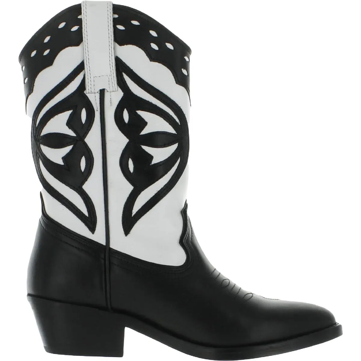 Laredo-M Womens Leather Almond Toe Cowboy, Western Boots