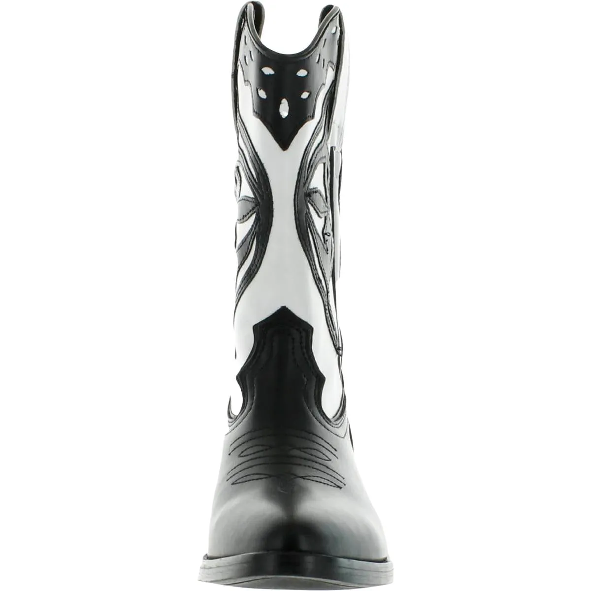 Laredo-M Womens Leather Almond Toe Cowboy, Western Boots
