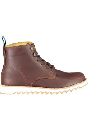Levi's Elevated  Ankle Lace-Up Boots with Contrasting Men's Sole