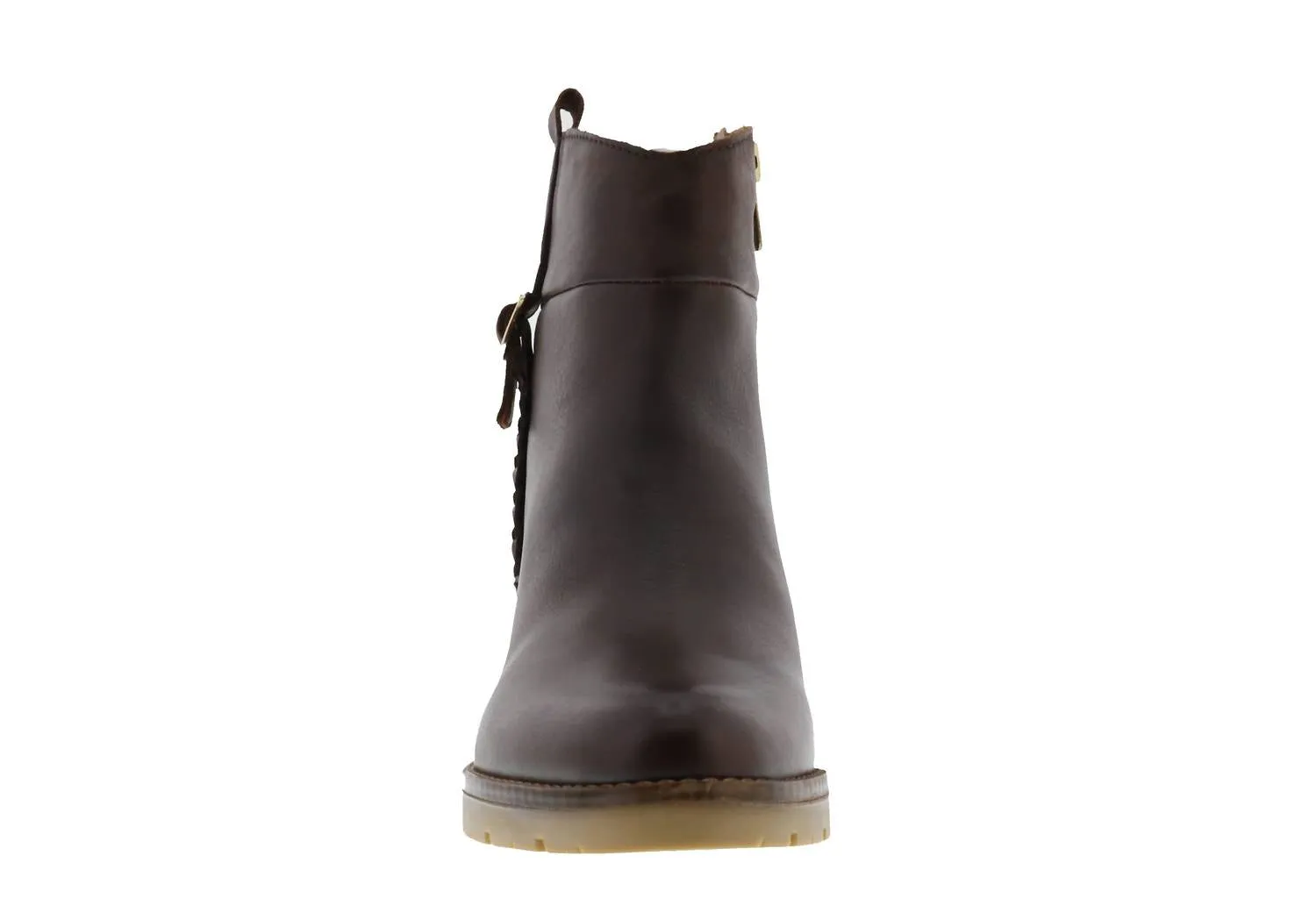 Llanes Leather Ankle Boots In Caoba
