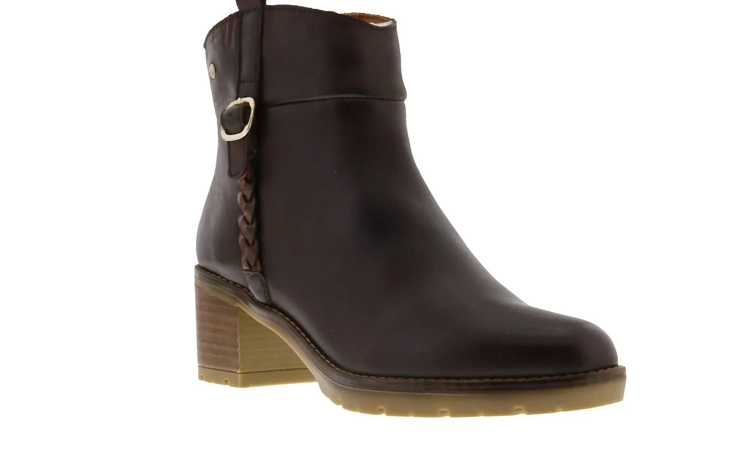 Llanes Leather Ankle Boots In Caoba