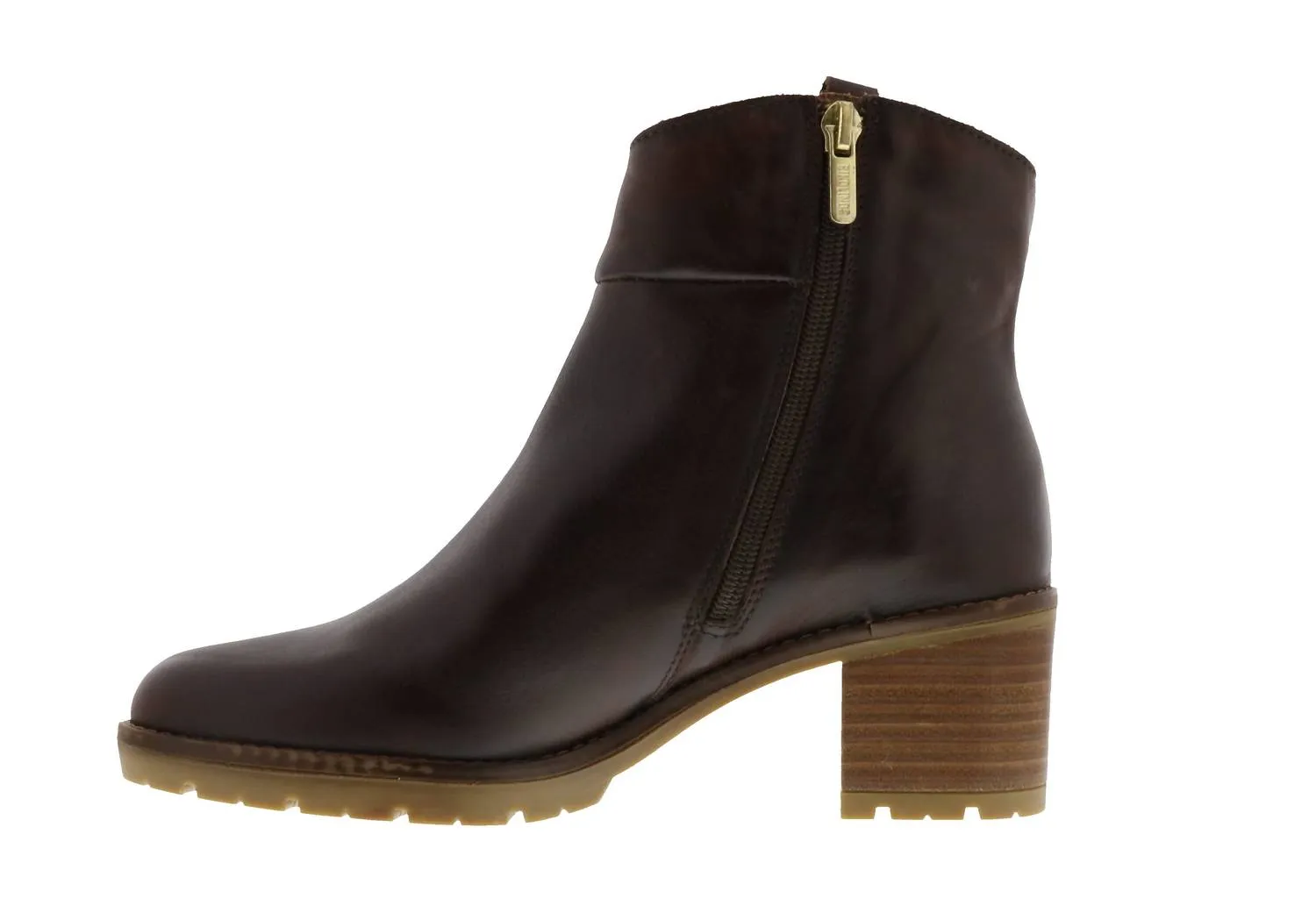 Llanes Leather Ankle Boots In Caoba