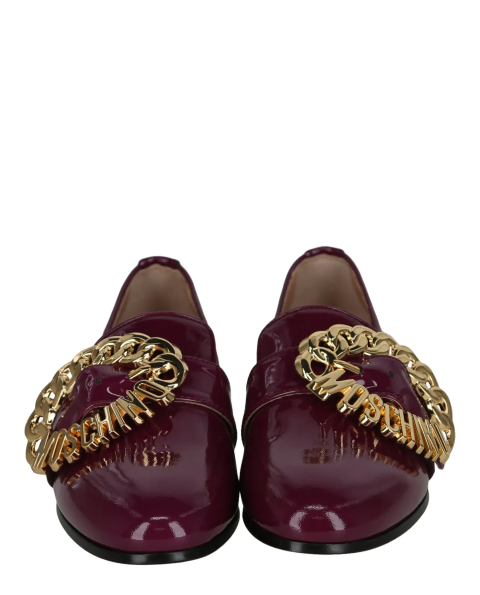 Logo Buckle Loafers