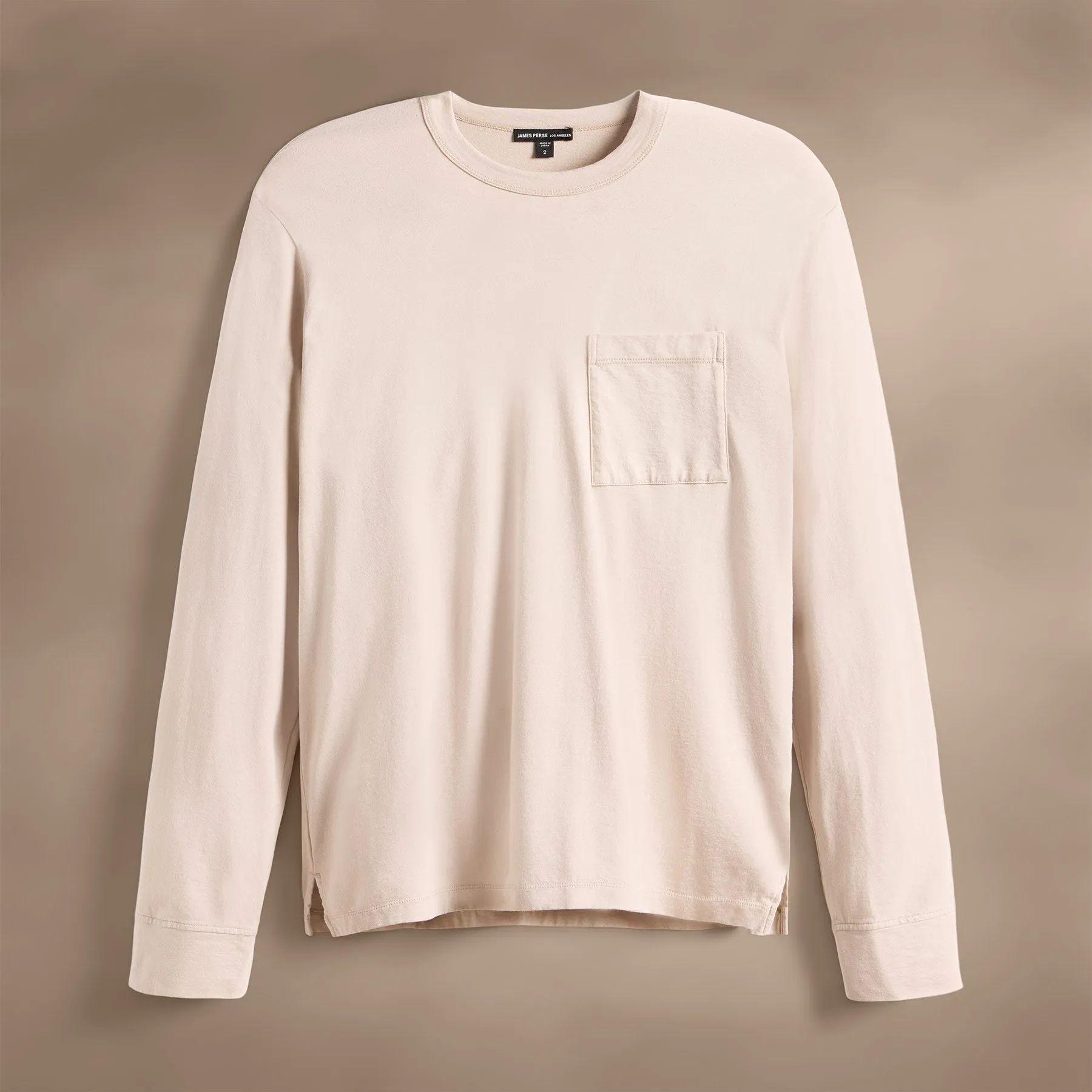 Long Sleeve Pocket Crew - Faint