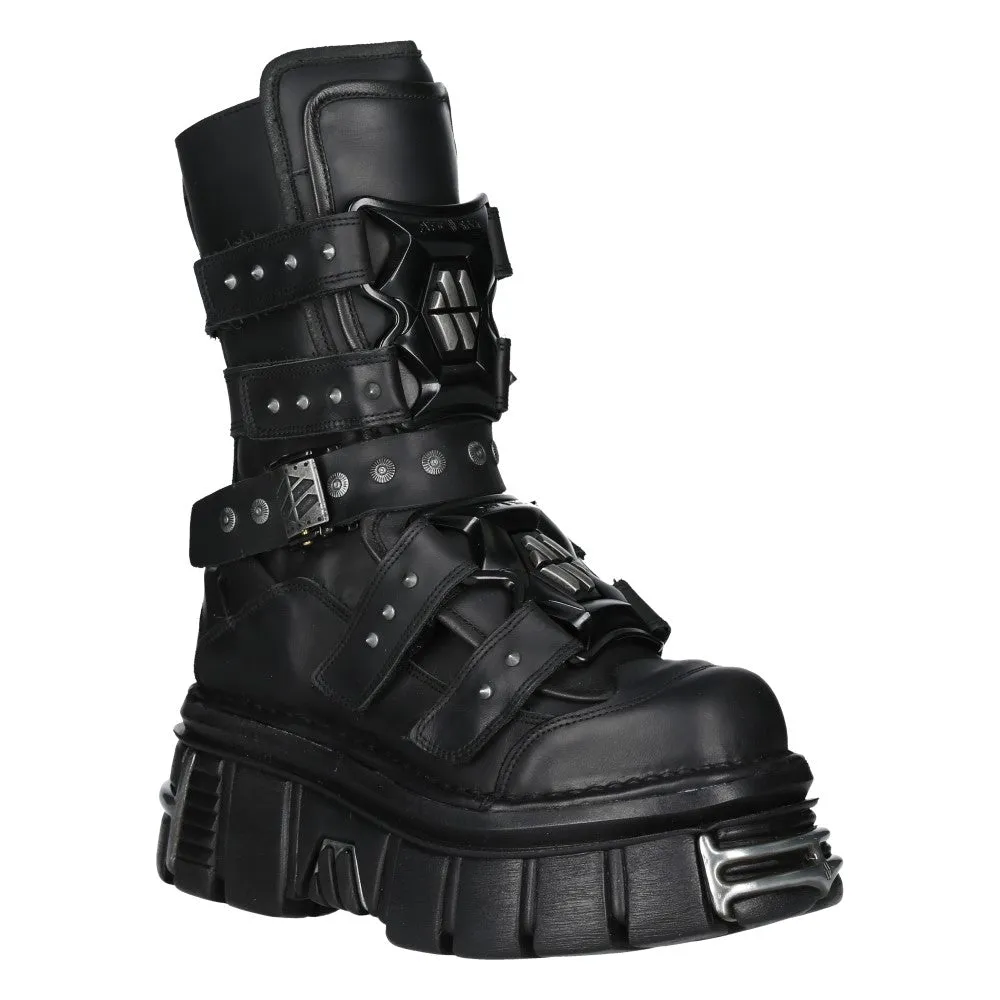 M-MET422-S1 Boots Leather Platform