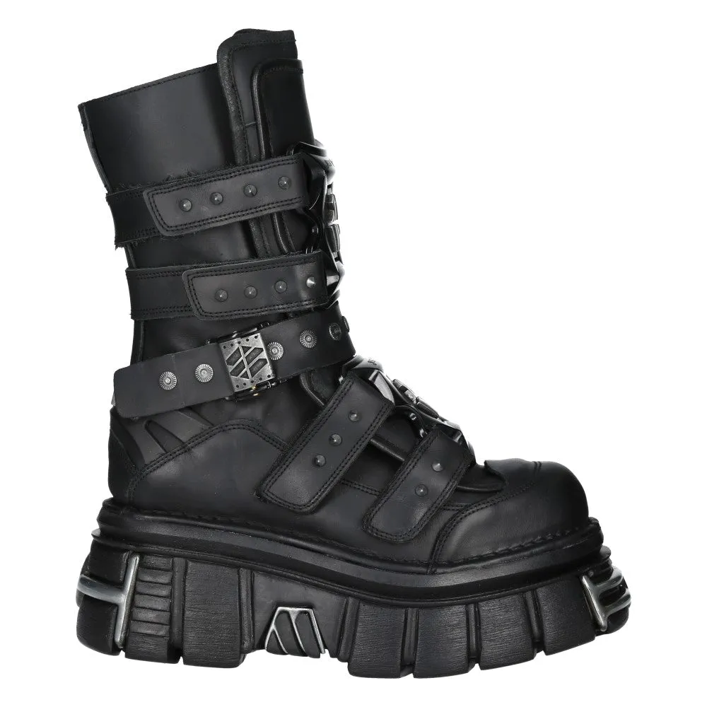 M-MET422-S1 Boots Leather Platform