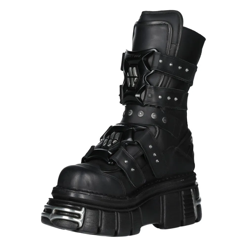 M-MET422-S1 Boots Leather Platform