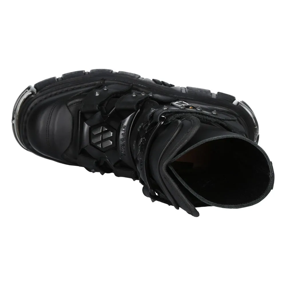 M-MET422-S1 Boots Leather Platform