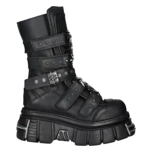 M-MET422-S1 Boots Leather Platform