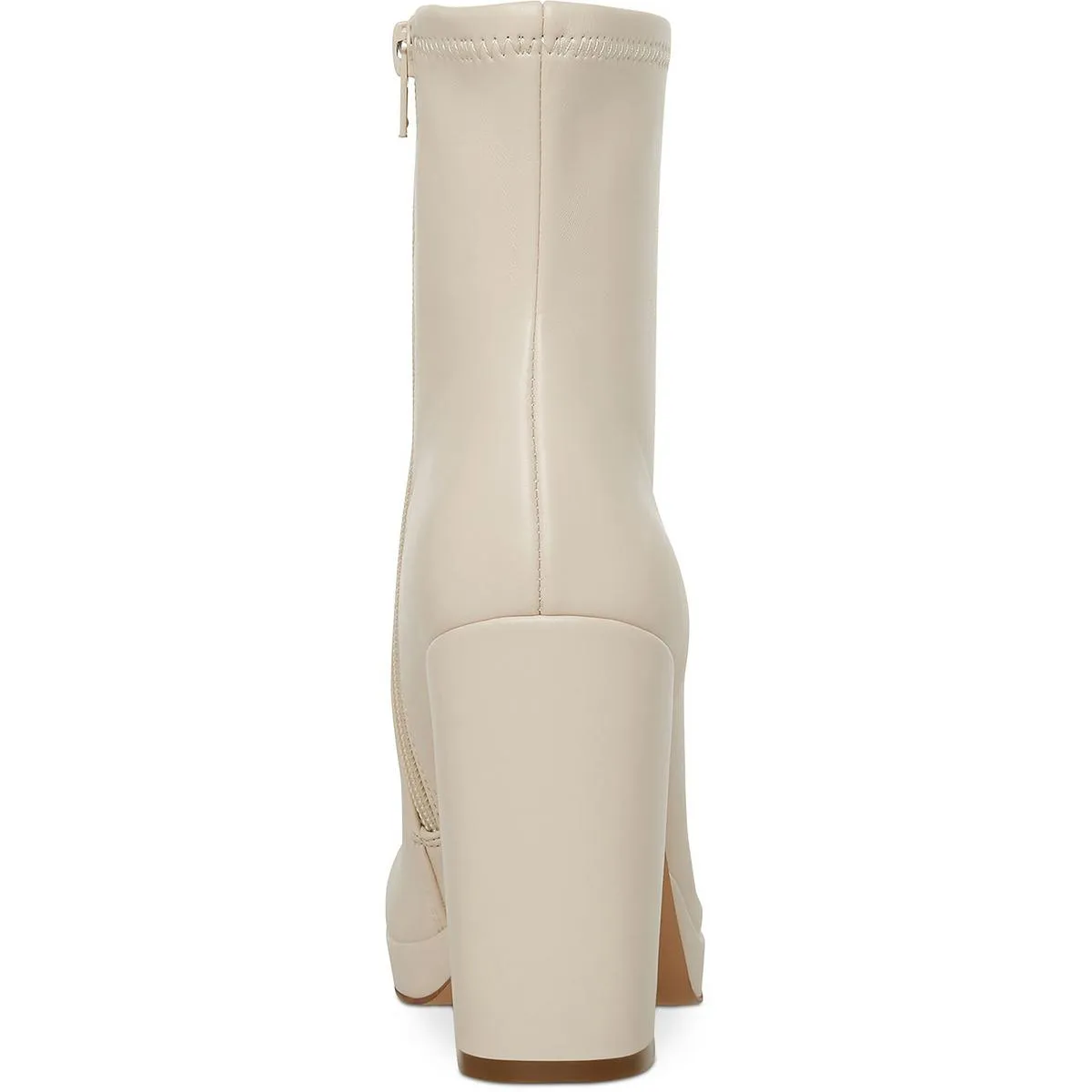 Macayla Womens Faux Leather Embossed Ankle Boots