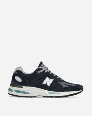 Made in UK 991v2 Sneakers Dark Navy / Smoked Pearl / Silver