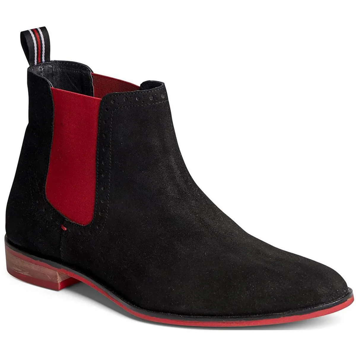 Mantra Mens Colorblock Suede Chelsea Boots