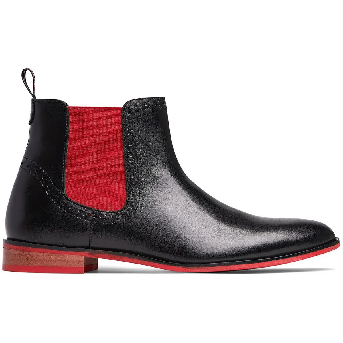 Mantra Mens Colorblock Suede Chelsea Boots
