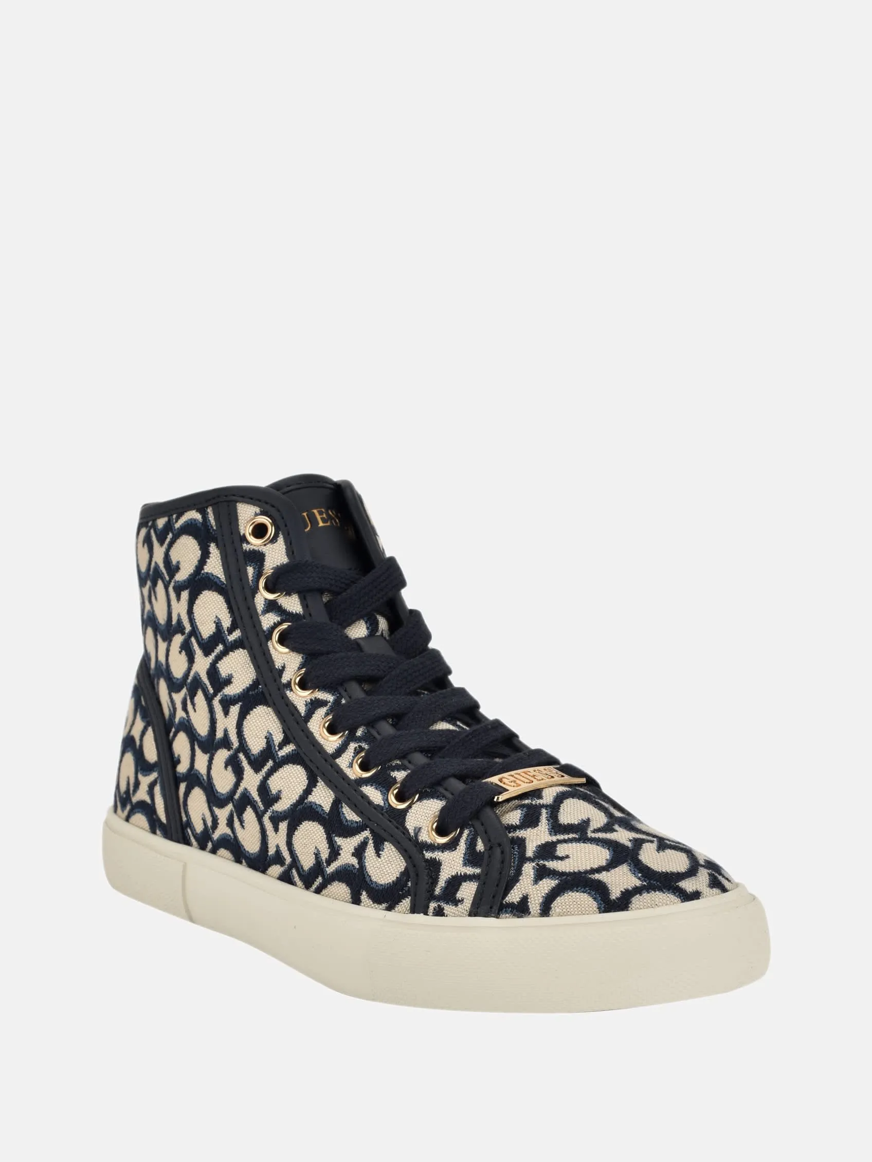 Masons Canvas High-Top Sneakers