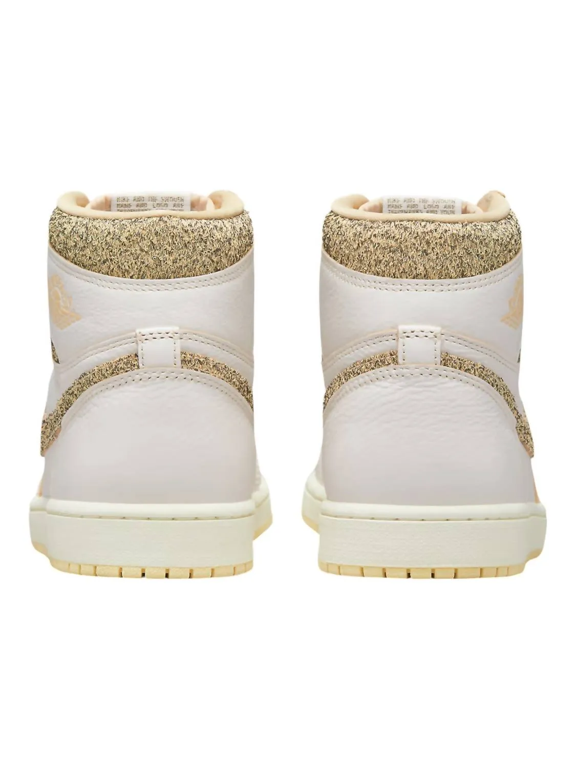 Men's 1 Retro High Og Sneaker In Sail/pale Vanilla-Black