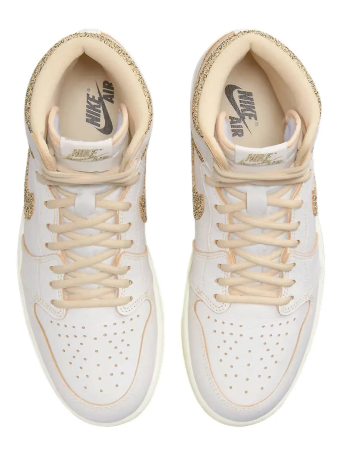 Men's 1 Retro High Og Sneaker In Sail/pale Vanilla-Black