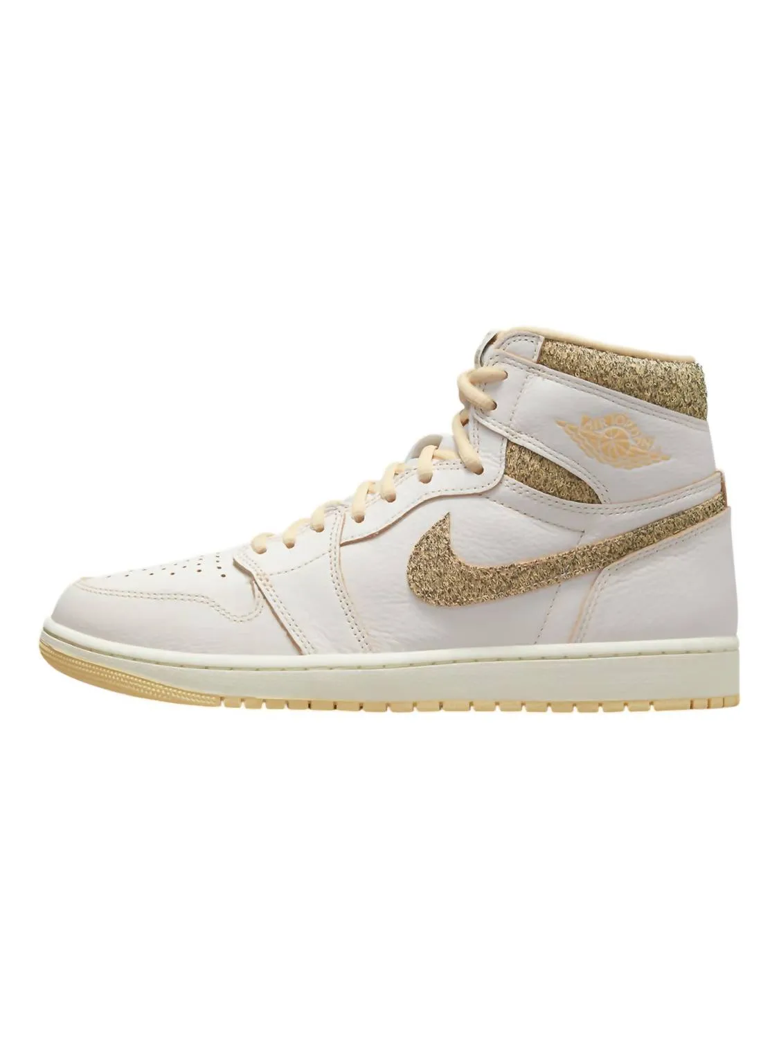 Men's 1 Retro High Og Sneaker In Sail/pale Vanilla-Black