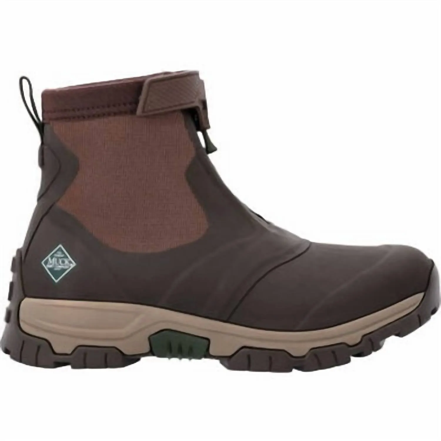 Men's Apex Mid Zip Ankle Boots In Dark Brown