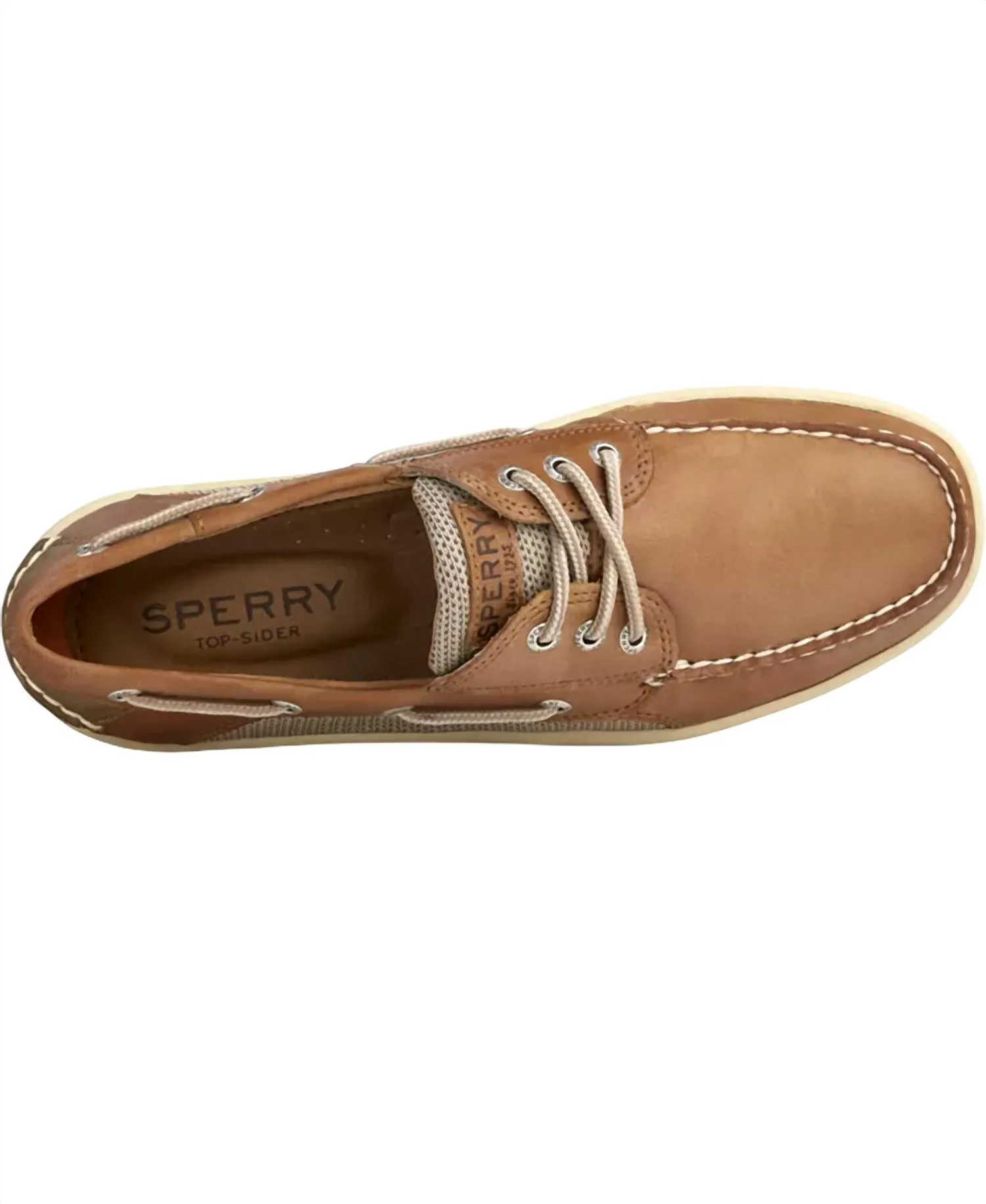 Men's Billfish Boat Shoe In Dark Tan