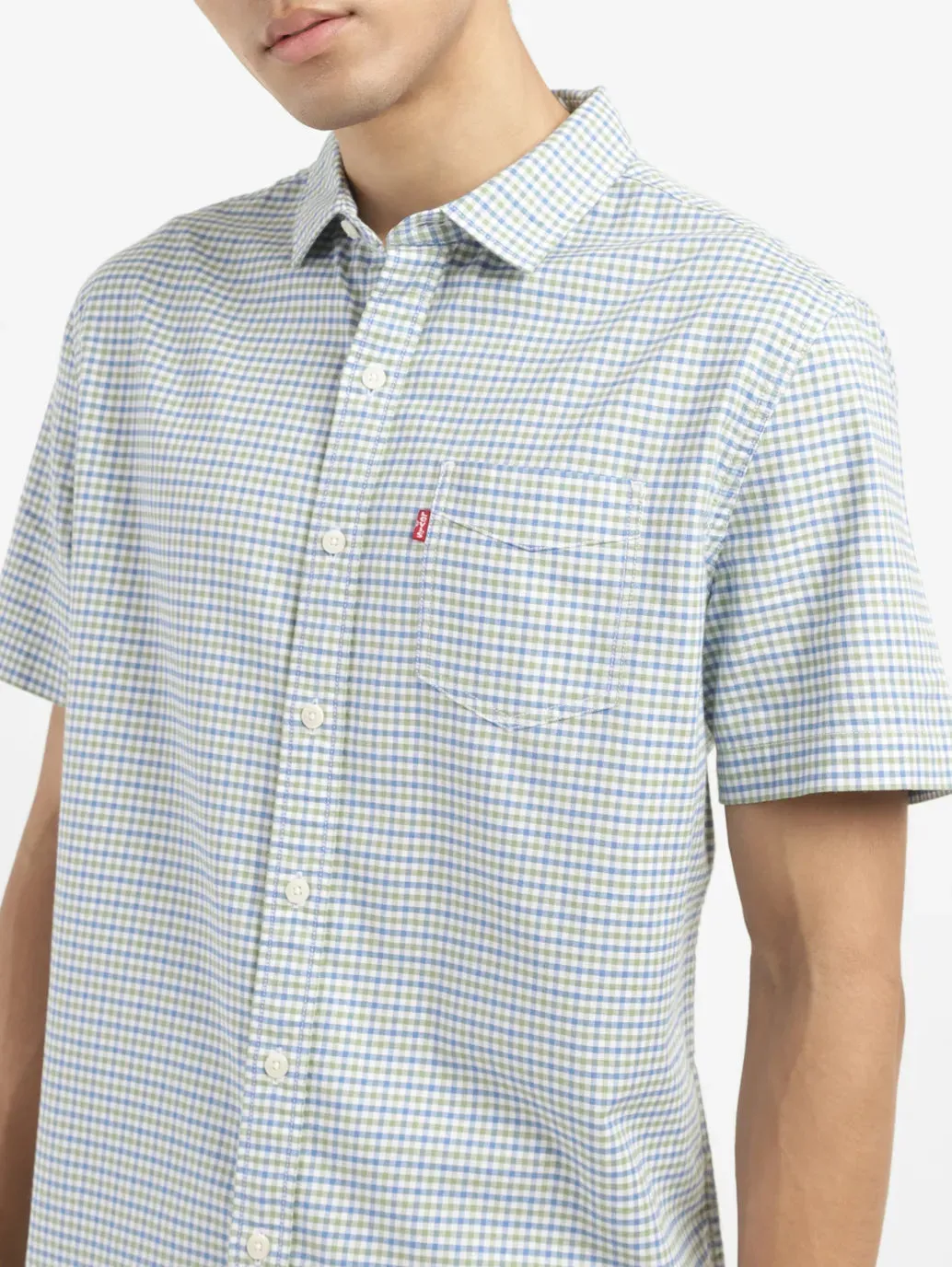 Men's Checkered Slim Fit Shirt