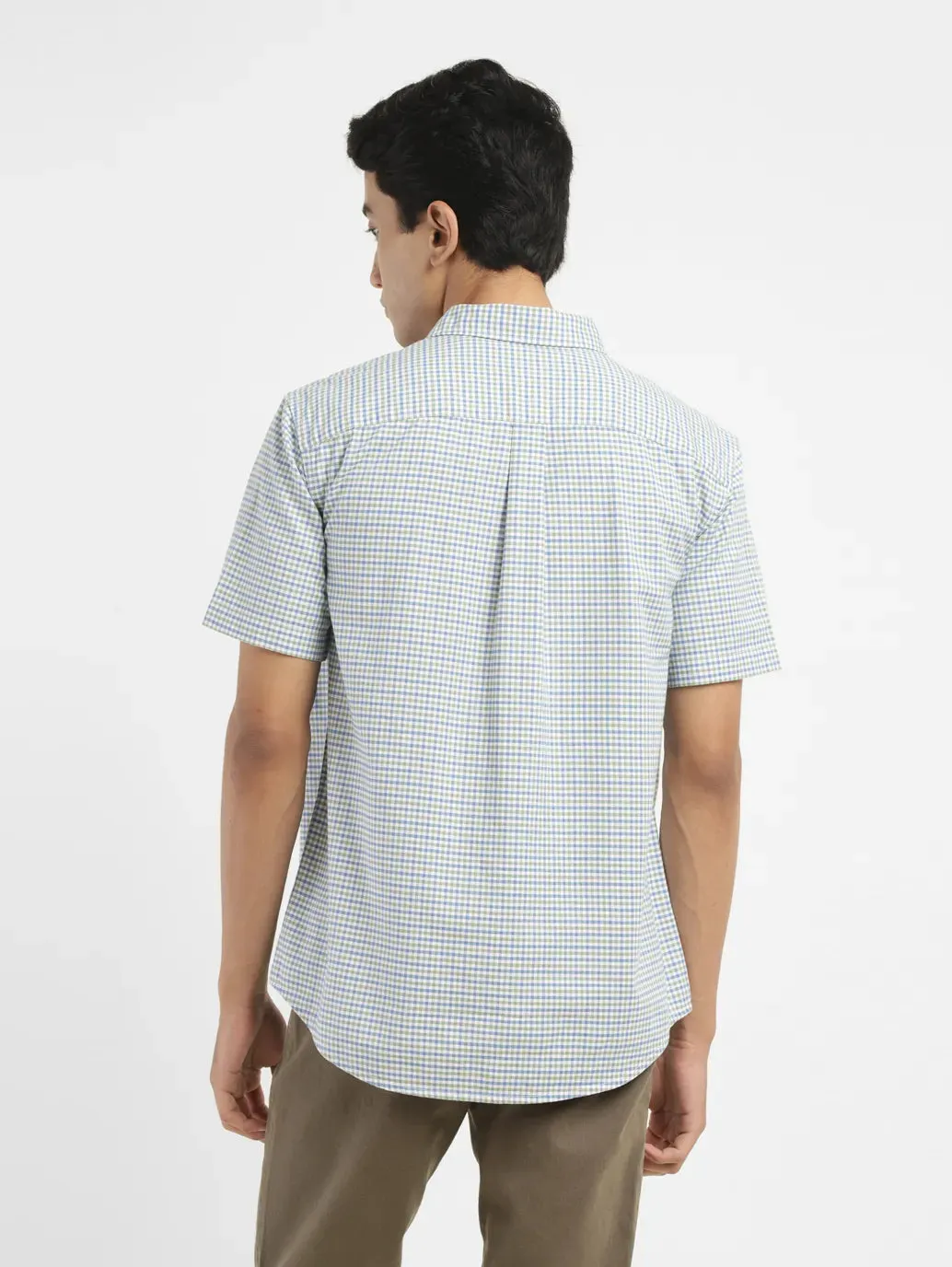 Men's Checkered Slim Fit Shirt