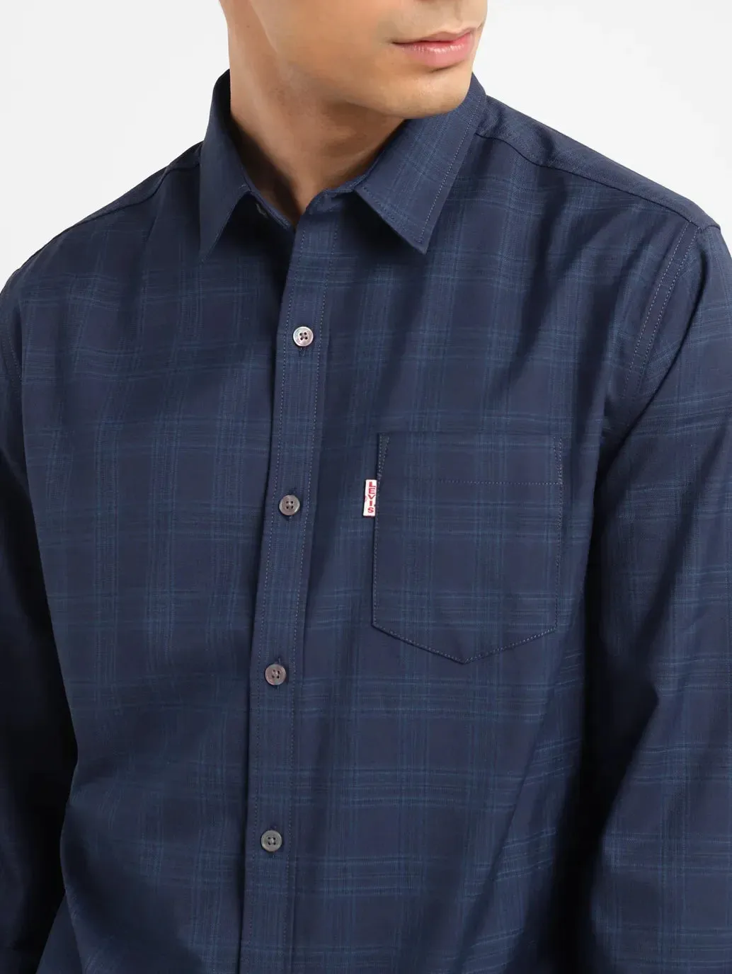Men's Checkered Slim Fit Shirt