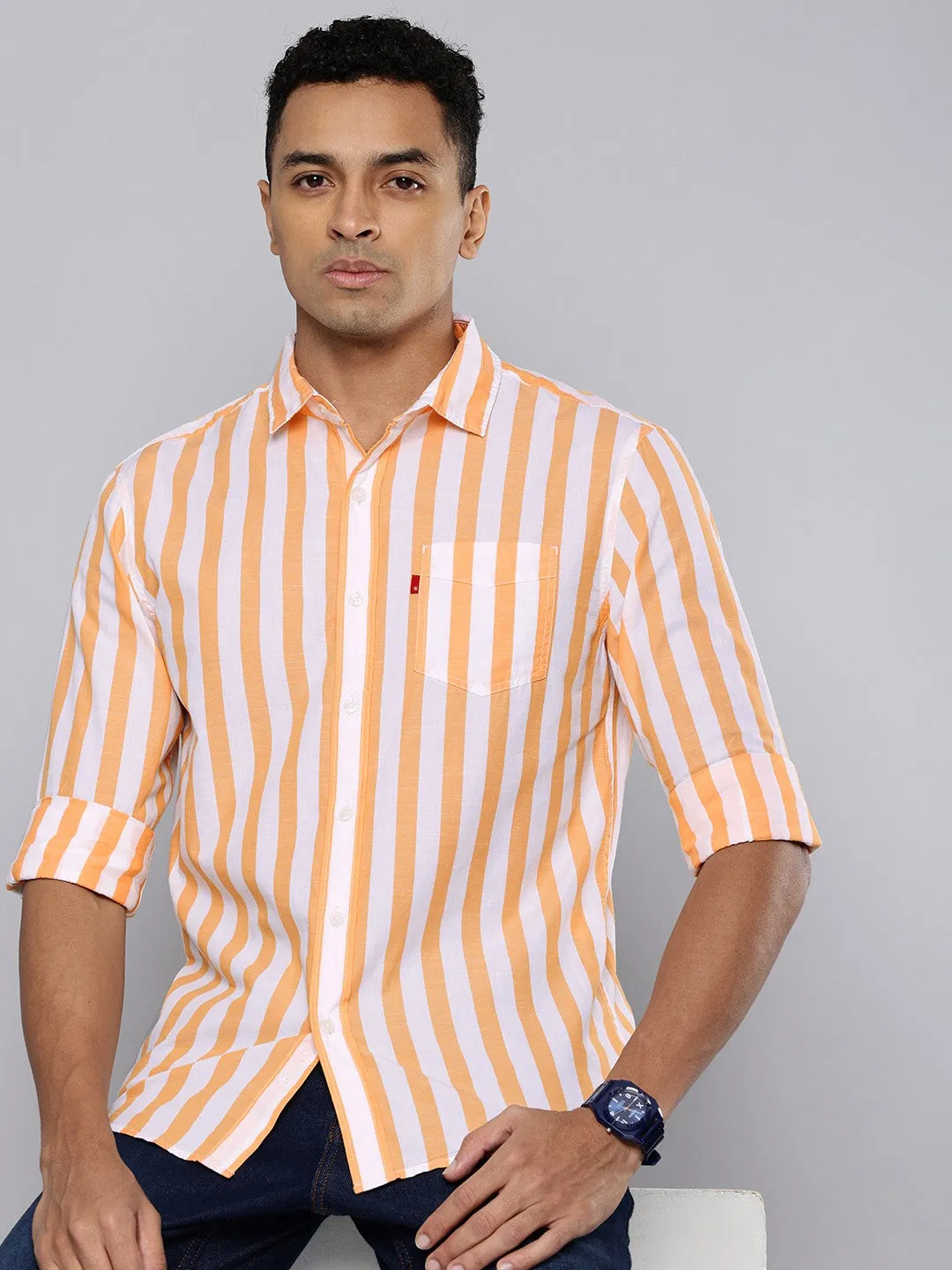 Men's Checkered Slim Fit Shirt