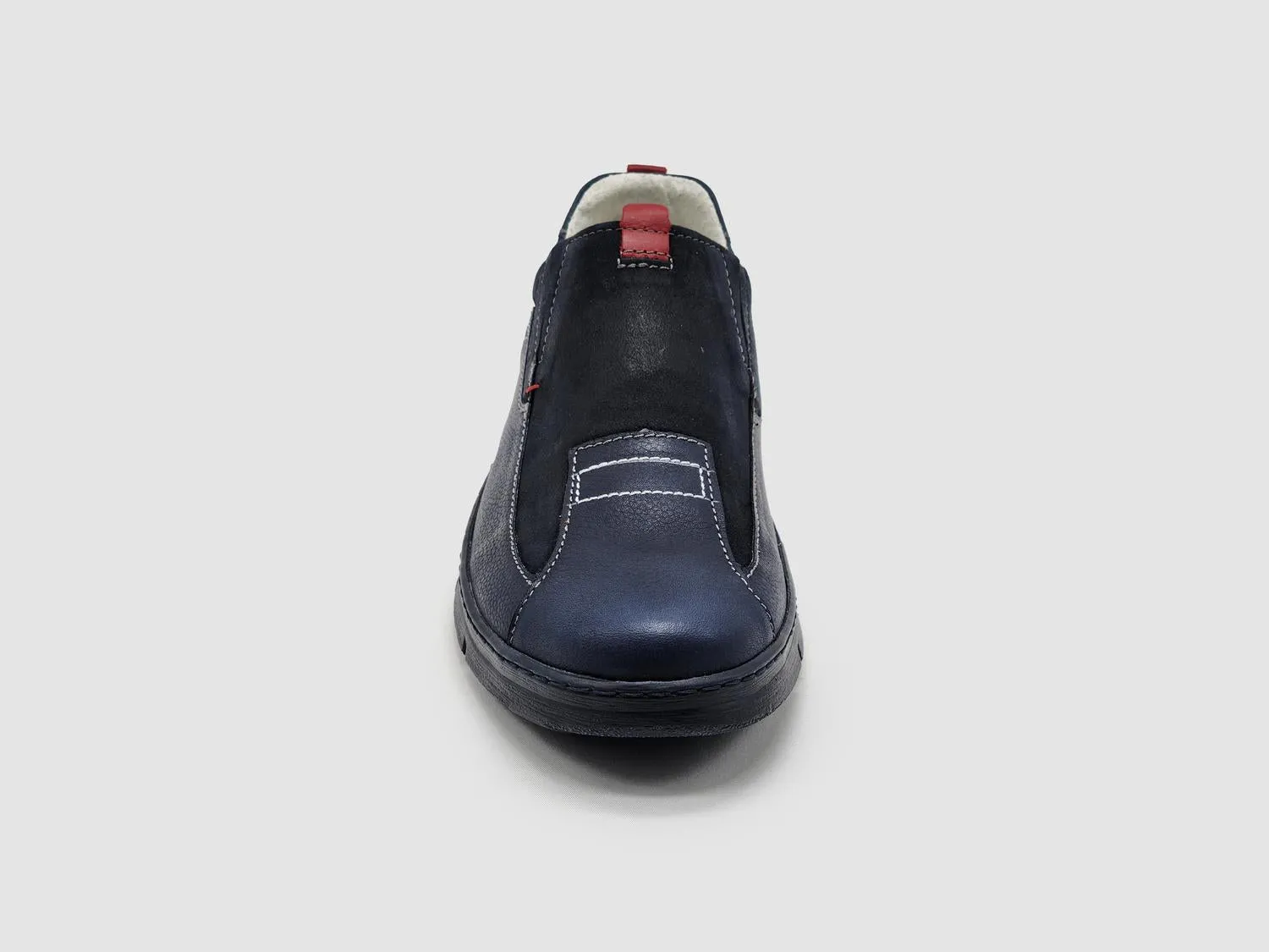Men's Everyday Slip-On Leather Shoes In Navy